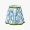 Blue & Green Ikat Lampshade (18cm)