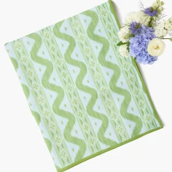 Blue & Green Ikat Tablecloth