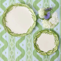 Blue & Green Ikat Tablecloth