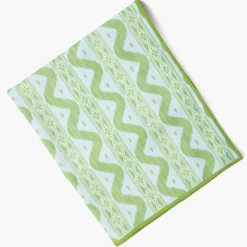 Blue & Green Ikat Tablecloth