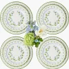 Blue & Green Josephine Garland Dinner & Starter Plates (Set of 8)