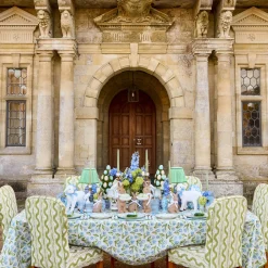 Blue & Green Josephine Garland Dinner & Starter Plates (Set of 8)