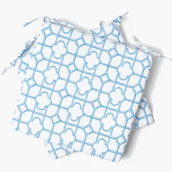 Blue Bamboo Seat Pad Cushion