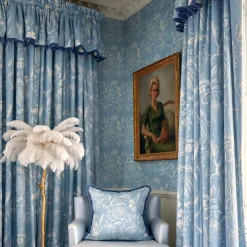 Blue Chelsea Square Wallpaper