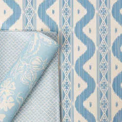 Blue Chelsea Square Wallpaper