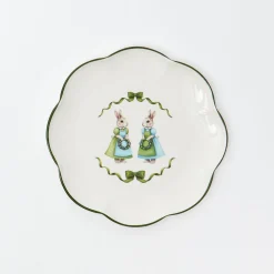 Blue Cottontail Bunny Starter Plate