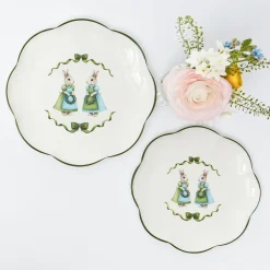 Blue Cottontail Bunny Starter Plate