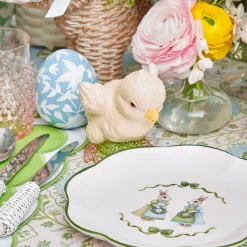 Blue Cottontail Bunny Starter Plate