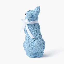 Blue Floral Bunny (Pair)