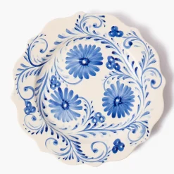 Blue Flowers Dinner Plate