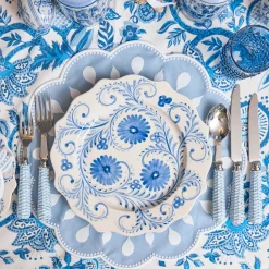 Blue Flowers Dinner Plate