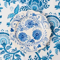 Blue Flowers Dinner Plate