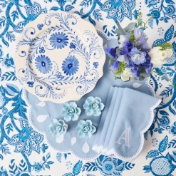 Blue Flowers Dinner Plate