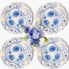 Blue Flowers Dinner Plates (Set of 4)