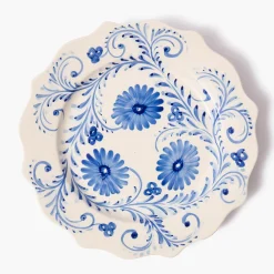 Blue Flowers Starter Plate
