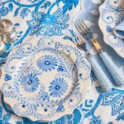 Blue Flowers Starter Plate