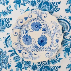 Blue Flowers Starter Plate