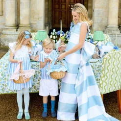 Blue Gingham Basket