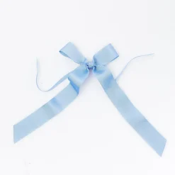Blue Grosgrain Bow - 20cm (Set of 4)