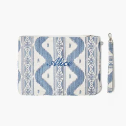 Blue Ikat Pochette