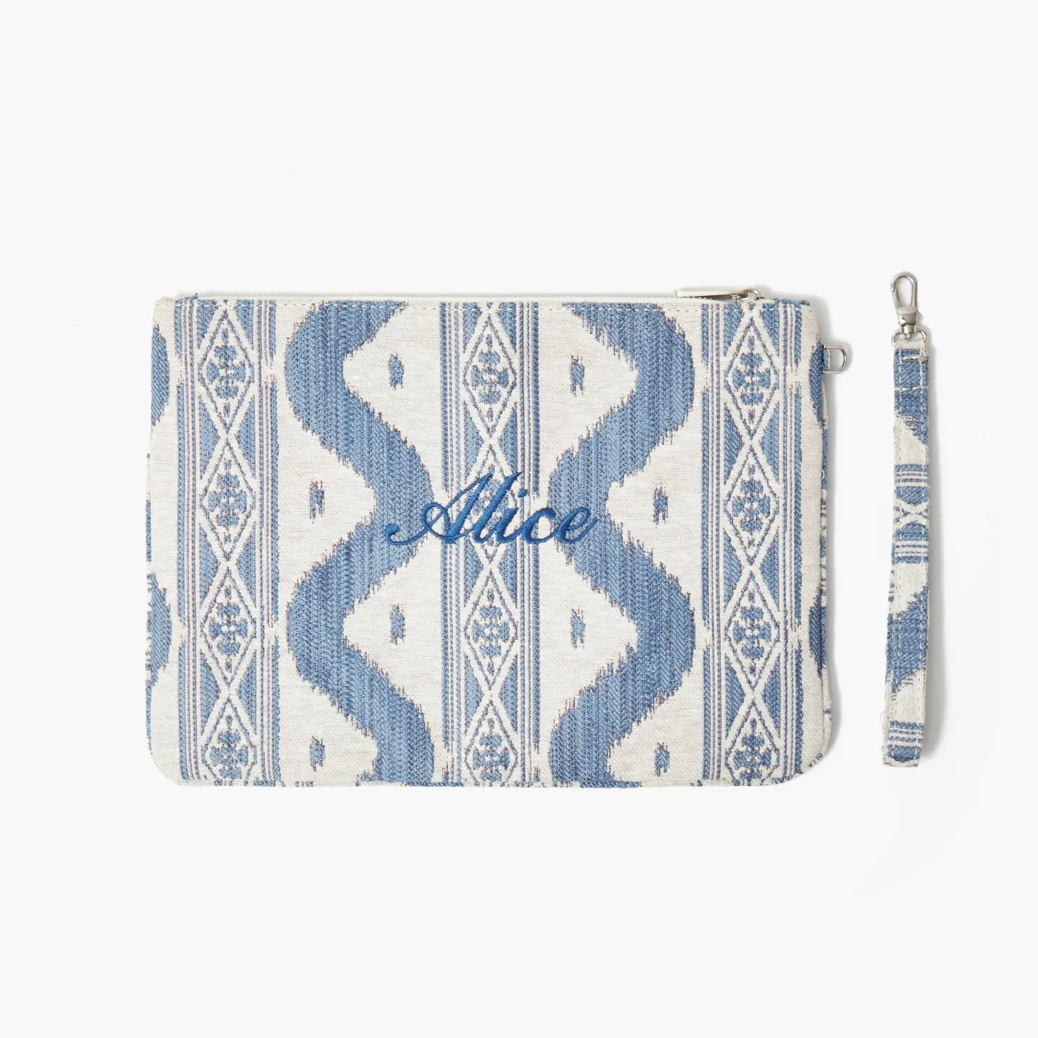 Blue Ikat Pochette