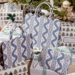 Blue Ikat Pochette