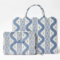 Blue Ikat Pochette