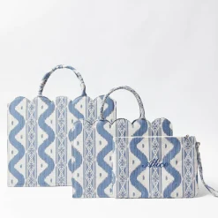 Blue Ikat Pochette