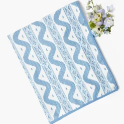 Blue Ikat Tablecloth