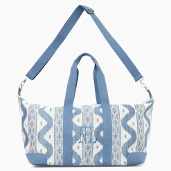 Blue Ikat Travel Bag