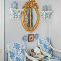 Blue Lady Isabella's Garden Fabric