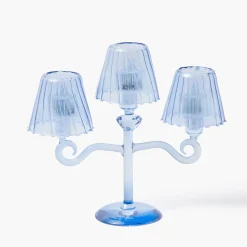 Blue Lantern Tealight Candleabra