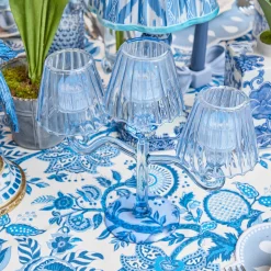 Blue Lantern Tealight Candleabra
