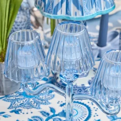 Blue Lantern Tealight Candleabra