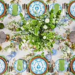Blue Melograno Dinner & Starter Plates (Set of 8)