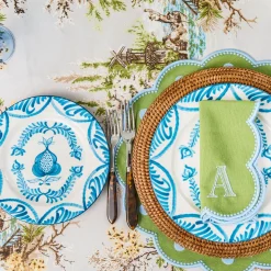 Blue Melograno Dinner Plate