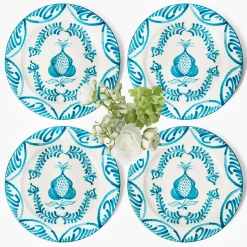Blue Melograno Dinner Plates (Set of 4)