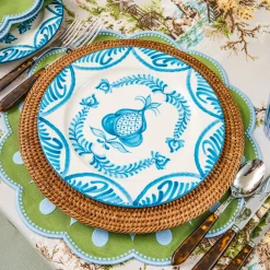 Blue Melograno Dinner Plates (Set of 4)