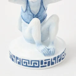Blue Monkey Candle Holders (Pair)