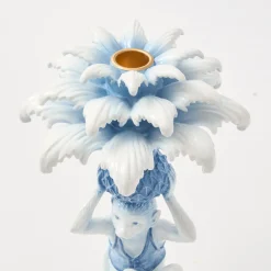 Blue Monkey Candle Holders (Pair)