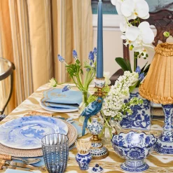 Blue Parrot Candle Set (Dusty Blue)