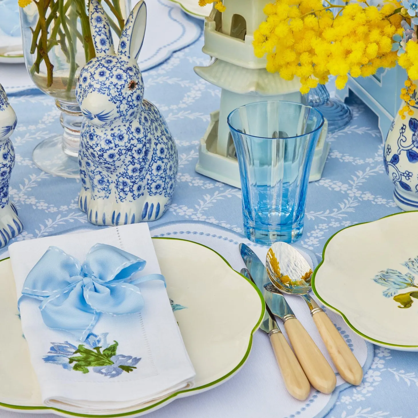 Blue Positano Glasses (Set of 4)