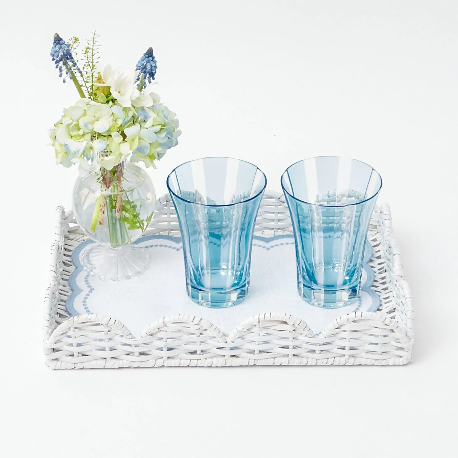 Blue Positano Glasses (Set of 4)