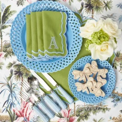 Blue Rattan Cutlery (5 Piece)