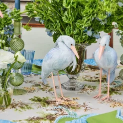 Blue Saskia Stork (Pair) - 25cm
