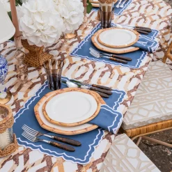 Blue Theodora Napkins (Set of 4)