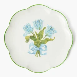 Blue Tulip Dinner Plate
