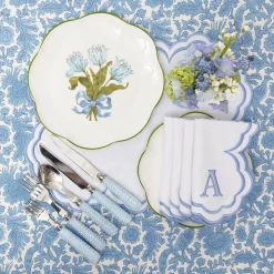 Blue Tulip Dinner Plate