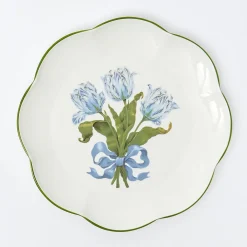 Blue Tulip Dinner Plate