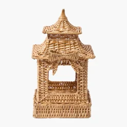 Bow Rattan Pagoda Lantern